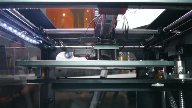 Advanced Technologies 3D printing plastic.