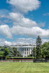 White House viewed from the South Lawn Washington D.C. (Vertical)