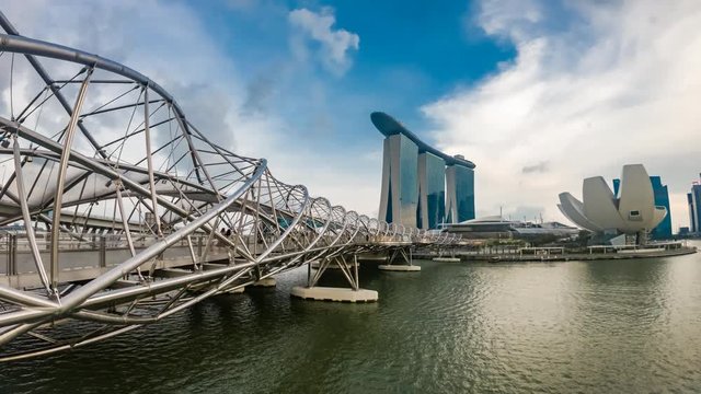 Timelapse View of Singapore city