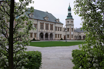 Fototapeta na wymiar Bishop Palace in Kielce, Poland