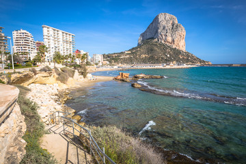 Fototapeta premium Famous Mediterranean Resort Calpe in Spain