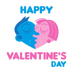 happy valentines day logo