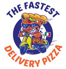 The fastest delivery of pizza