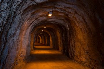 Picturesque Tunnel in the mountains