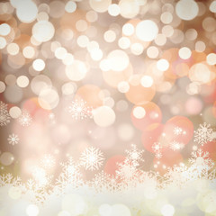 Glowing christmas background