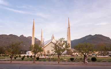 Obraz premium Shah Faisal Mosque Islamabad Pakistan