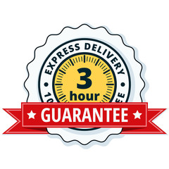 3 Hour Express Delivery illustration