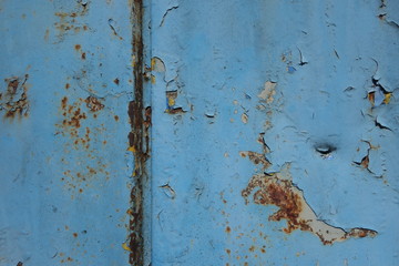 Peeling paint rusting metal rough texture
