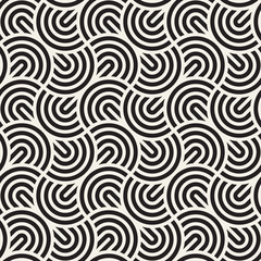 Obraz premium Vector seamless pattern. Modern stylish abstract texture. Repeating geometric tiles