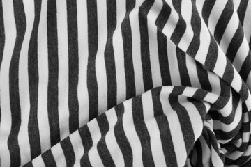 Striped Cotton Fabric Background