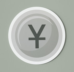 Obraz premium Chinese yuan and Japanese yen coin