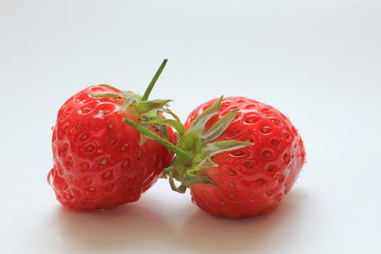 Big strawberries in a bowl