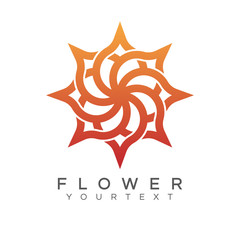 Flower logo design
