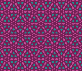 Abstract seamless ornament pattern. Vector illustration.