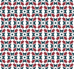 Abstract seamless ornament pattern. Vector illustration.