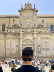 Guardando il Duomo di LEcce
