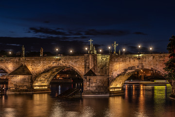 Fototapeta premium Prague, Bohemia, Czech Republic. Hradcany is the Praha Castle with churches, chapels, halls and towers from every period of its history