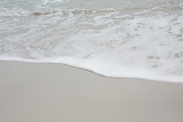 Waters edge at the beach