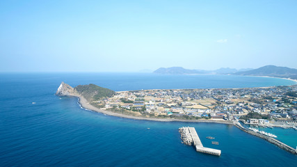 Fototapeta premium 福岡県糸島市 空撮