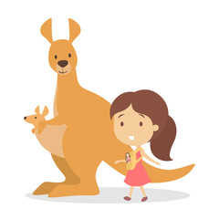 Babies with animals.