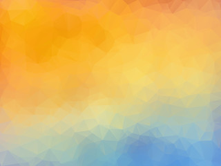 geometric pastel orange blue pattern