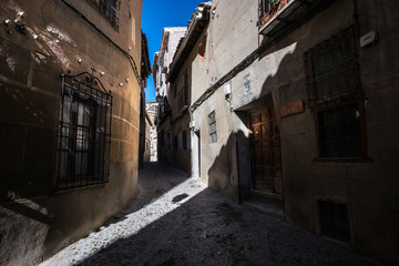 Fototapeta na wymiar The streets of the old city. Toledo. Spain.