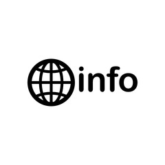 domain for information resources, globe and info
