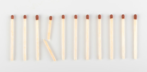 One Broken Match among Unburned Ones