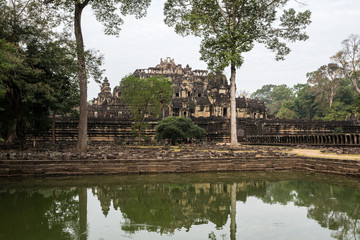 Fototapeta na wymiar Kambodscha - Angkor - Baphuon - Terrasse der Elefanten