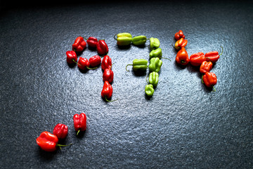 Hot peppers called 