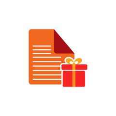 Paper Gift Icon Design