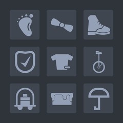 Premium set of fill icons. Such as pie, hotel, business, gift, secure, little, check, fashion, foot, cute, wear, service, shirt, sign, cake, black, clothing, ribbon, bike, rain, bow, mother, element