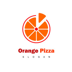 Orange Pizza Logo