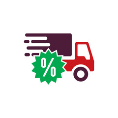 Delivery Sale Icon Design