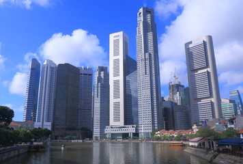 Singapore Skyline day