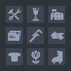 Premium set of fill icons. Such as first, paper, house, building, competition, construction, business, sport, spring, repair, place, work, victory, champion, nature, achievement, flower, clothes, tool