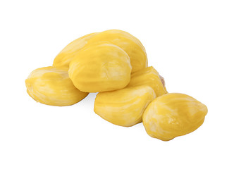 Ripe Jackfruit isolated on white background.