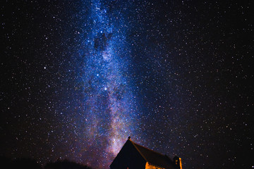 Milky Way New Zealand - obrazy, fototapety, plakaty