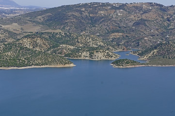 Spain, the Reservoir, Embalse de Zahara-El Gastor or Presa de Zahara