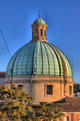 Dome of  St. Pellegrino and Teresa church in Ancona, Italy