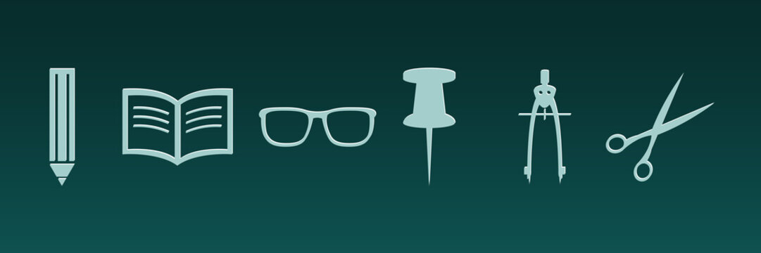 Symbol-Set - B&uuml;ro-Utensilien
