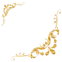 Line Thai Golden, The Arts of Thai, line pattern background, graphic thai, Vector illustration	