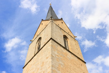 Fototapeta na wymiar Die Nikolaikirche in Korbach