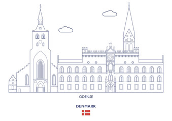 Odense City Skyline, Denmark