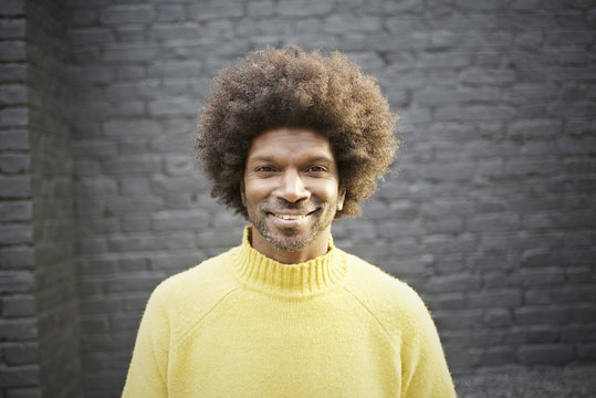 Portrait of a black British Street Performer 