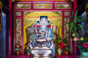 Obraz premium A temple in Hoi An, Vietnam.