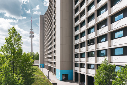 Geb&auml;ude au&szlig;en in M&uuml;nchen