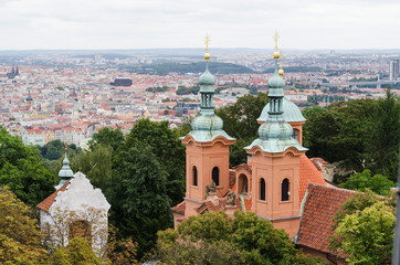 Obraz premium View on Prague cityscape