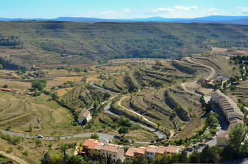 Morella old city in Spain