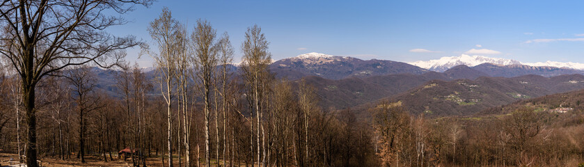 Panorama towards the Matajur